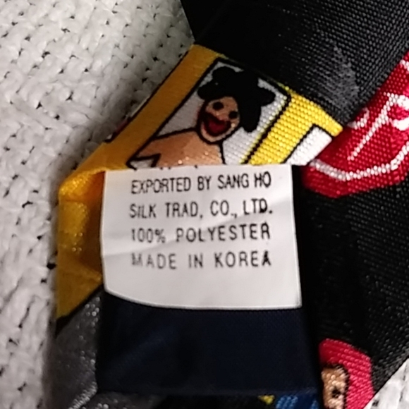 Fratello Hand Made School Bus Traffic Tie - Picture 4 of 4